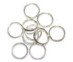 OGNIWKA POSREBRZANE 5 mm - 10 sztuk