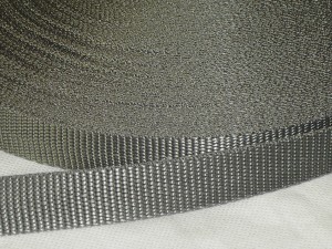 TAŚMA NOŚNA 25mm SZARA 