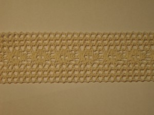 C-07  KORONKA BAWEŁNIANA ECRU 45 mm 