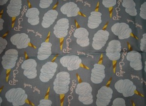 Tkanina bawełniana miętowe lody