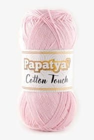 włóczka PAPATYA COTTON TOUCH  50g 0210  pudrowy róż 