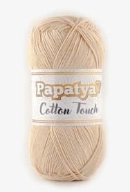 włóczka PAPATYA COTTON TOUCH 50g  0120 jasny beż 