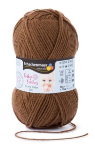 włóczka SCHACHENMAYR BRAVO BABY 185 kolor 1011 brązowy