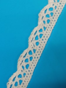 KORONKA BAWEŁNIANA BIAŁA 12 mm  20220 / 10cm