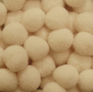 POMPONIKI KOŚĆ SŁONIOWA 20 mm    kolor 712