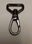METALOWY KARABIŃCZYK 20mm kolor grafit