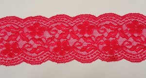 KORONKA ELASTYCZNA 95mm  soczysta malina / 10 cm