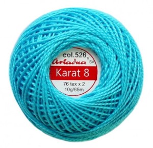 kordonek KARAT 8 kolor 526 turkus