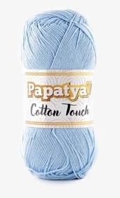 włóczka PAPATYA COTTON TOUCH  50g 0420 błękit