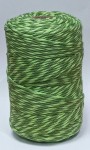 sznurek bawełniany 3mm  multikolor  twist 9 zielenie