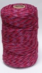 sznurek bawełniany 3mm  multikolor  twist 4  czerwienie