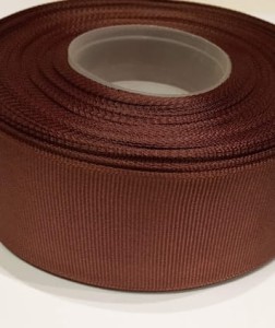 taśma rypsowa brązowa 38mm 