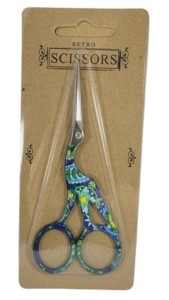 NOŻYCZKI PRECYZYJNE CZAPLE niebiesko-zielone