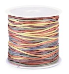 sznurek bawełniany woskowany multikolor 3