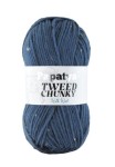 włóczka PAPATYA  TWEED CHUNKY 5680 - niebieski