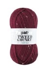 włóczka PAPATYA  TWEED CHUNKY 3250 - bordo