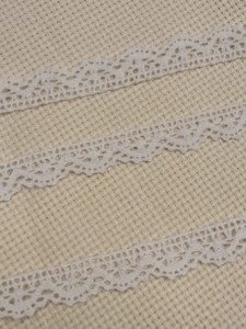 KORONKA BAWEŁNIANA biała 11 mm