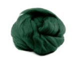 WEŁNA CZESANKOWA kolor 28 butelkowa zieleń