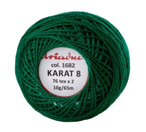 kordonek KARAT 8  kolor  1682 dawniej 584 zielony