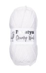 włóczka PAPATYA  CHUNKY WOOL kolor 1000 biały