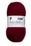 włóczka PAPATYA  MERINO kolor 3230 bordo