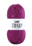 włóczka PAPATYA  TWEED CHUNKY 4535 - śliwkowy