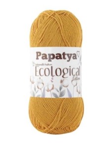 włóczka PAPATYA ECOLOGICAL COTTON kolor 704 gold