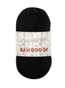 włóczka PAPATYA BAMBOO kolor 2000 czarny
