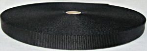 TAŚMA NOŚNA 25 mm CZARNA