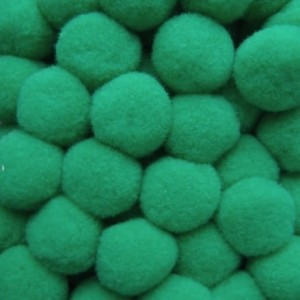 POMPONIKI JASNY ZIELONY 20 mm    kolor 615