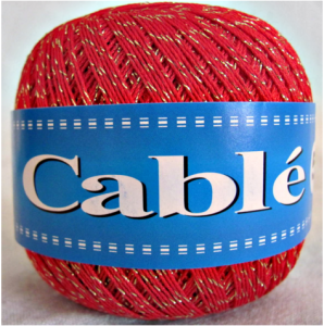 kordonek CABLE 5 REXOR czerwień+złoto 008G