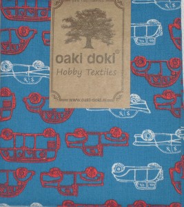 BAWEŁNA OAKI DOKI BOYS 8 kupon 50x70 cm