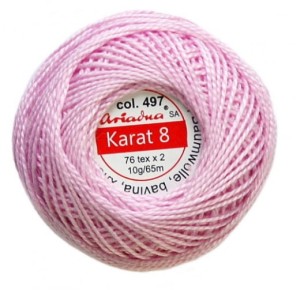 kordonek KARAT 8 kolor 497 róż