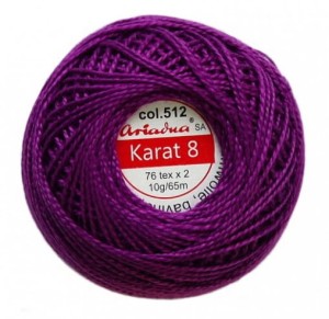 kordonek KARAT 8 kolor 512 fiolet